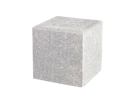 Oud Hollands zitelement vierkant 50x50x50 grijs