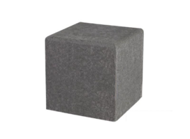 Oud Hollands zitelement vierkant 50x50x50 antraciet