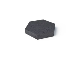 Oud Hollands Tegel zeskant dicht 37,5x37,5x7 antraciet