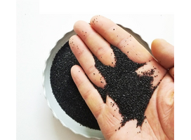 Zakje 25 kg Inveegzand Graphite Sparkle 0,1-1,2 mm
