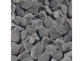 Flat pebbles zwart 30-60 mm
