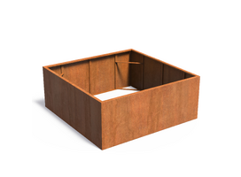 Corten plantenbak Carrez zonder bodem