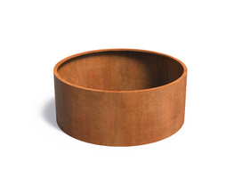 Corten plantenbak Circum zonder bodem