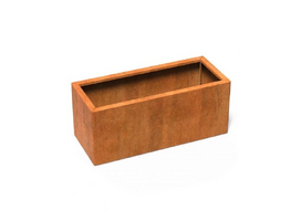 Corten plantenbak rechthoek