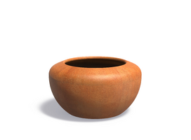 Corten plantenbak Onyx met bodem