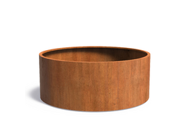 Corten plantenbak Circum met bodem