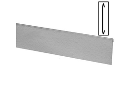 Verzinkte borderrand buigbaar H12,5 x L300 cm (5 mm dik)