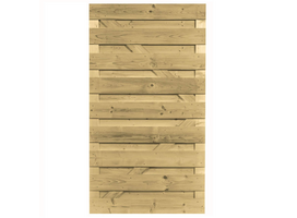 Rechtdeur horizontaal vuren 180x100