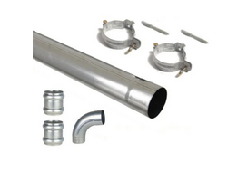 Afvoerset zink t.b.v. overkapping