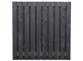 Scherm Stuttgart zwart 19 pl. Vert. 180x180 (2 brede klampen)