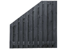 Hoekscherm Stuttgart zwart 19 pl. 180x180/90x180 R verticaal