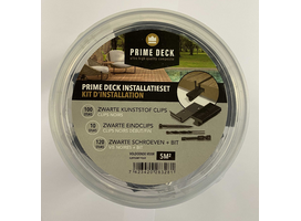 Installatie emmer met clips, boor en bit (voor 4m²)