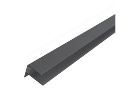 PrimeWall F-Profiel 65x85 mm 3,6 m. Zaans Zwart