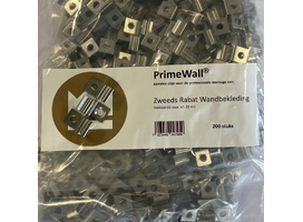 PrimeWall Zweeds rabat Clips (200 st/doos)