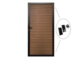 PrimeDoor Rhombus Tasmaans Teak 90x190 cm compleet